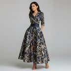Women's A-Line Floral Dress