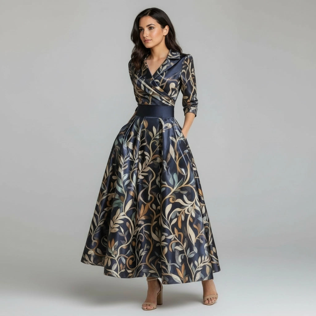 Women's A-Line Floral Dress