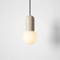 Cylindrical Concrete Pendant Light