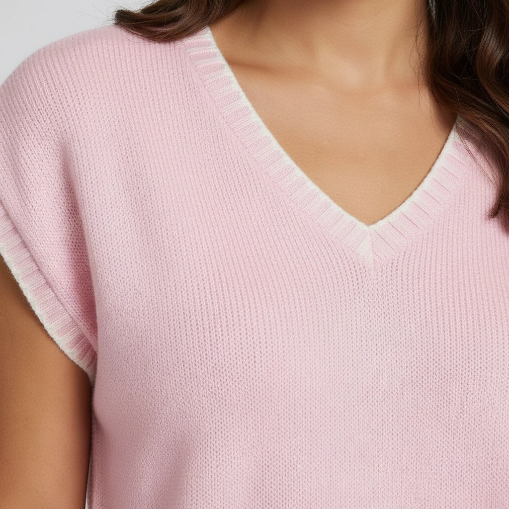 Women's Sleeveless V-Neck Top