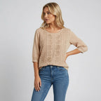 Women's Relaxed Embroidered Blouse