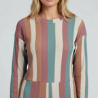 Women's Straight-Cut Knit Jumpsuit With Long Sleeves