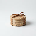 Round Stone Look Coaster Set