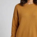 Relaxed Fit Textured Knit Sweater
