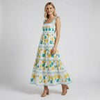 Women’s Sleeveless Pineapple Maxi Dress