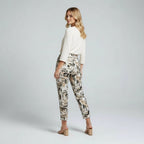 Women’s High Waist Slim Fit Cropped Trousers