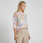 Women's Boxy Floral Sweater
