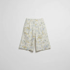 Women's Elastic Waist Wide-Leg Mid-Length Shorts