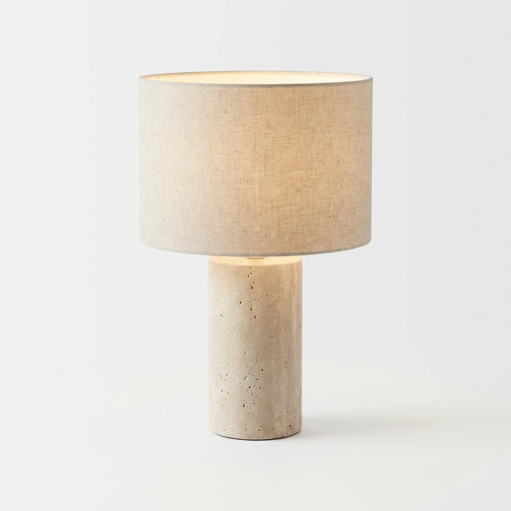 Cylindrical Base Table Lamp