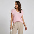 Women's Sleeveless V-Neck Top