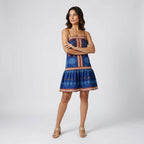 Mini Dress with Spaghetti Straps