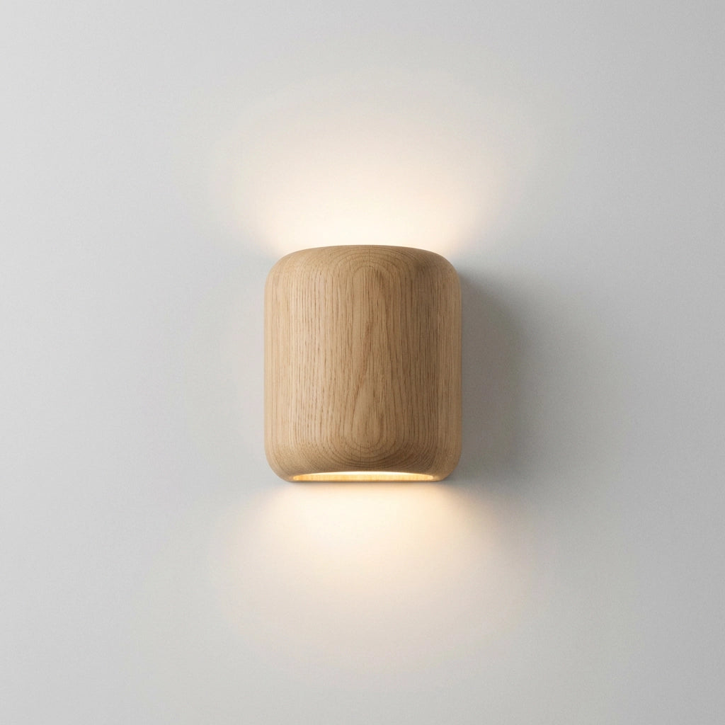 Wall Mounted Rounded Cylinder Light