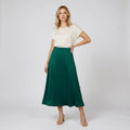 A-line Midi High Waist Skirt