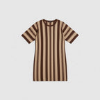 Women's Shift Dress with Stripes