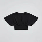 Women's Crop Wrap Top