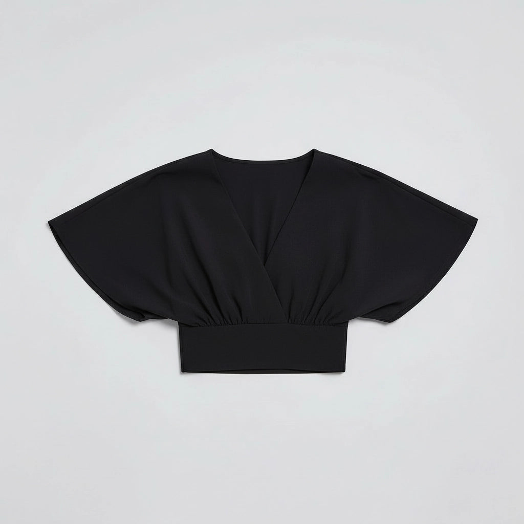 Women's Crop Wrap Top