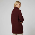 Turtleneck Cable Knit Tunic Sweater