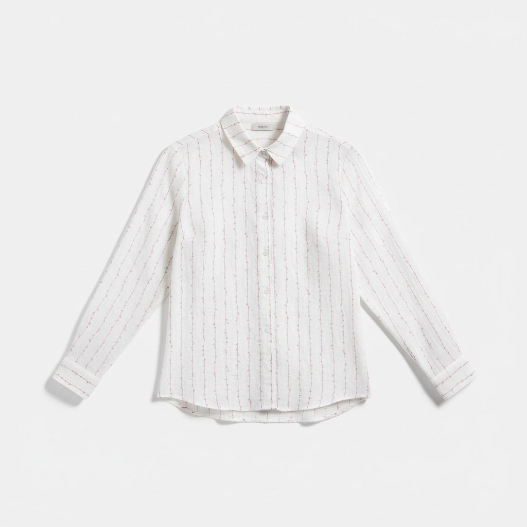Women's Regular Fit Striped Shirt