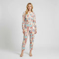 Geometric Print Straight Leg Jumpsuit