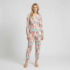 Geometric Print Straight Leg Jumpsuit