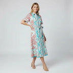 Women's Midi Dress With Belt