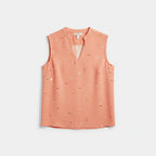 Regular Fit Sleeveless Blouse