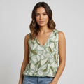 Sleeveless V-Neck Women's Top