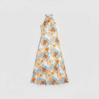 Women’s Floral Halter Neck Maxi Dress