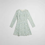 Women’s Floral Long Sleeve Fit Mini Dress