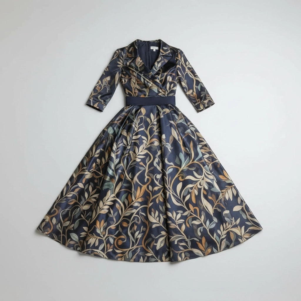 Women's A-Line Floral Dress