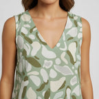 Sleeveless V-Neck Women's Top