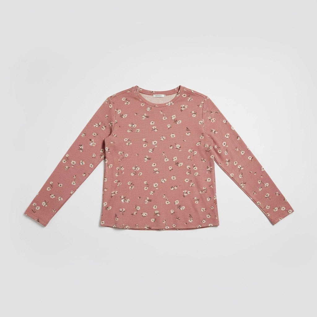 Women's Floral Long-Sleeve Top