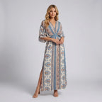 Women's Maxi Dress With Kimono Sleeves