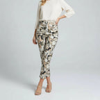 Women’s High Waist Slim Fit Cropped Trousers