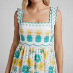 Women’s Sleeveless Pineapple Maxi Dress