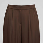 Women’s High Waist Wide Leg Trousers with Elastic Waistband