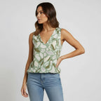 Sleeveless V-Neck Women's Top