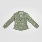 Women's Floral Wrap Blouse
