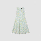 Women's Crew Neckline Sleeveless Midi Dress