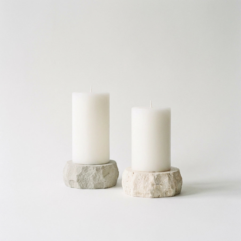 Freestanding Round Base Candle Holder