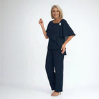 Elegant 2-Piece Set for Formal Occasions in Blue – 3