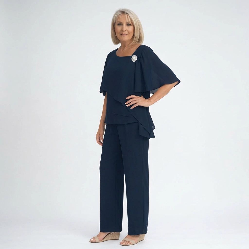 Elegant 2-Piece Set for Formal Occasions in Blue – 4