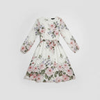 Long Sleeve Floral Midi Dress