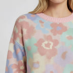 Women's Boxy Floral Sweater