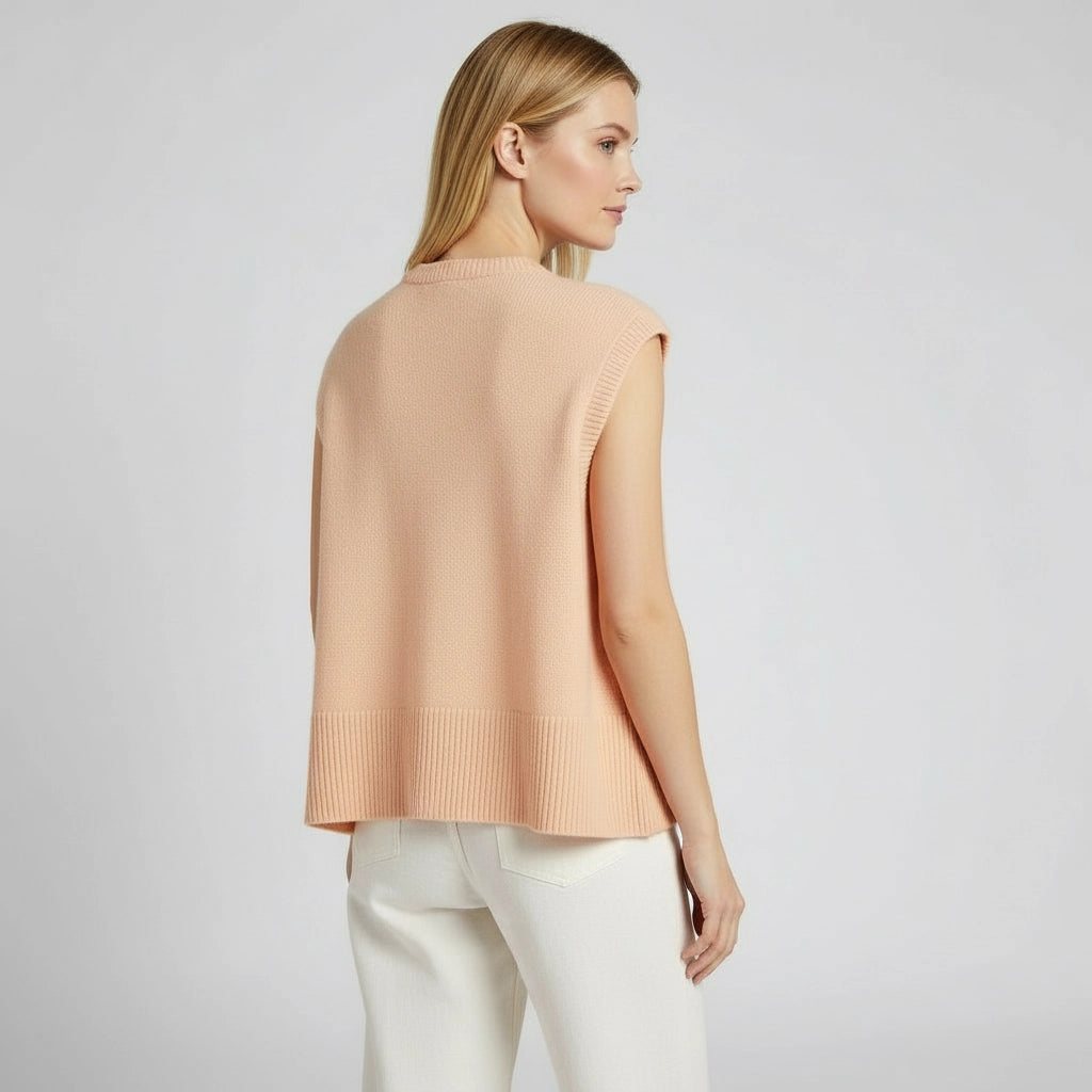 Lightweight Sleeveless Sweater Vest