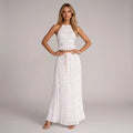 Halter Top and Skirt Set for Beach White 5