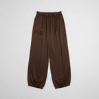 Women’s High Waist Wide Leg Trousers with Elastic Waistband