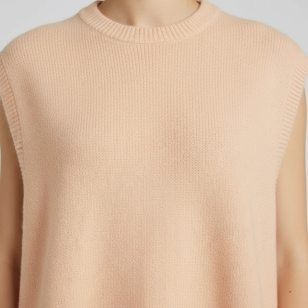 Lightweight Sleeveless Sweater Vest