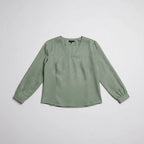 Women's V-Neck Blouse Long Sleeve