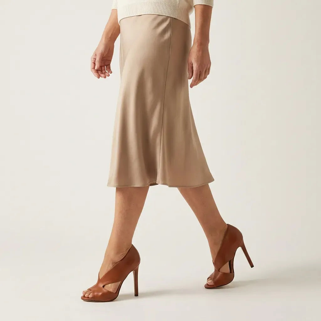 Leather Peep Toe Stilletos Party Brown 2